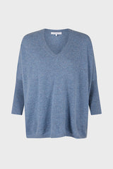 JOURDAN BLUE OVERSIZED CASHMERE SWEATER