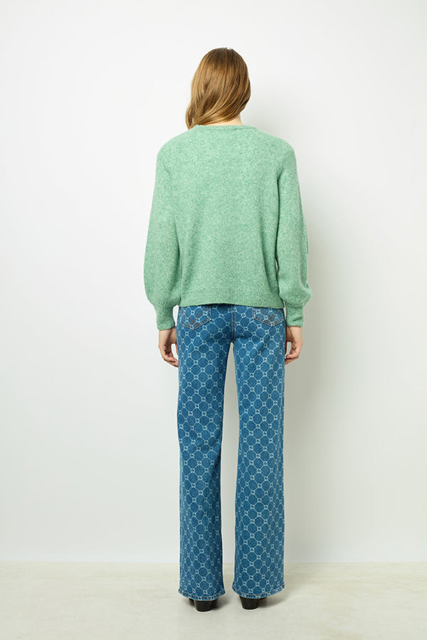 JESABEL MOTTLED SWEATER