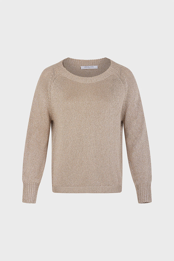 JAYLIN GOLDEN LUREX SWEATER