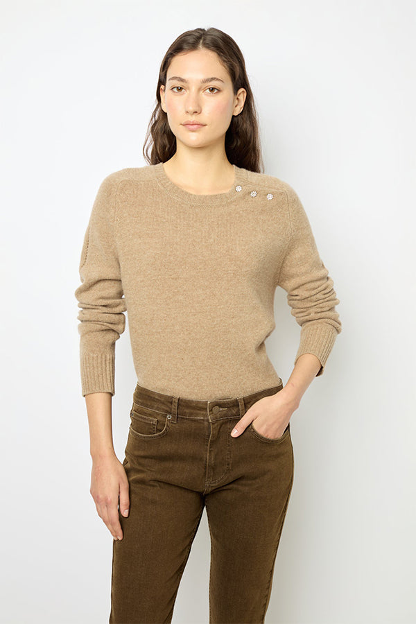 JOLENE WOOL RHINESTONE SWEATER