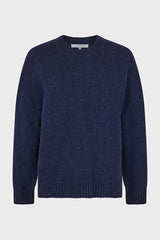 JEANNIC BLUE OVERSIZED WOOL SWEATER