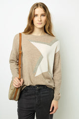 JANELA STAR CASHMERE SWEATER