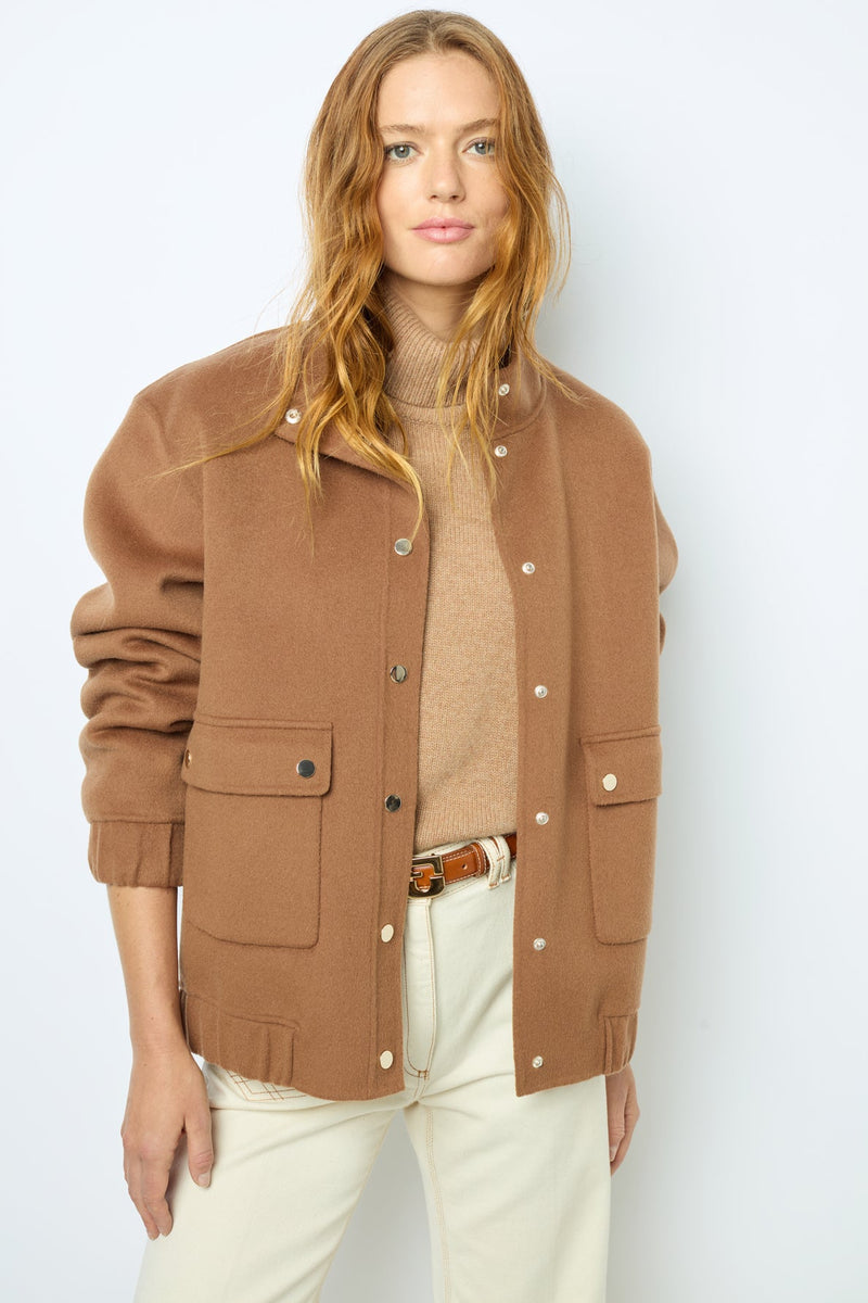 MAYAR SHORT DOUBLE-SIDED WOOL JACKET