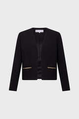 MIRIELLE GOLD CHAINS BLACK JACKET