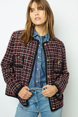 MAIWENN BRAID TWEED JACKET