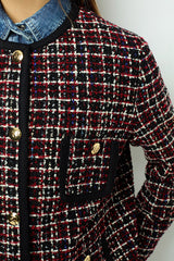 MAIWENN BRAID TWEED JACKET