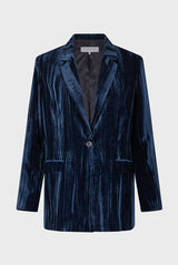 MALVYNN CRUSHED VELVET JACKET