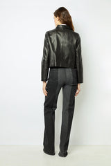 BEYZA SHORT LEATHER JACKET