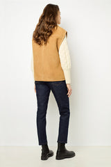 LYDIA SLEEVELESS SHEARLING JACKET