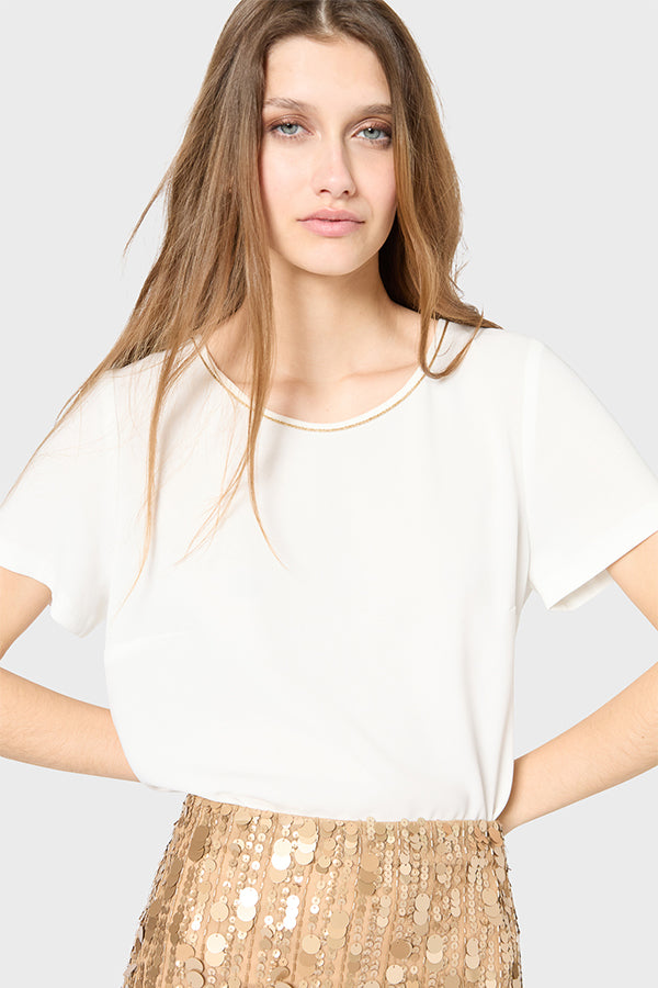 UBELIE LUREX FLOWING TOP