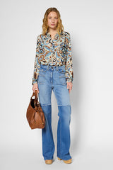 URCELIA FLORAL PRINT BLOUSE