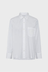 UDRIA EMBROIDERED LOGO POPLIN SHIRT