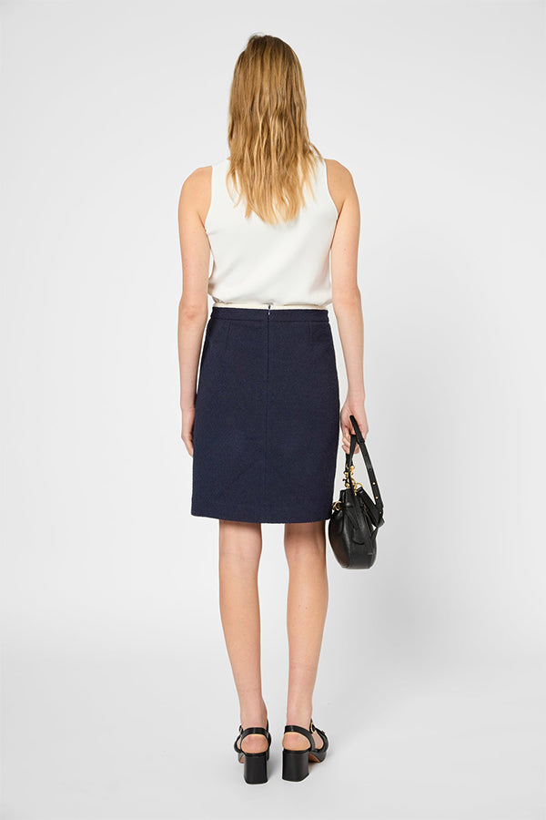 ROSARA LUREX TWEED SKIRT