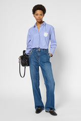 LYSETTE SAILOR STYLE BOOTCUT JEANS
