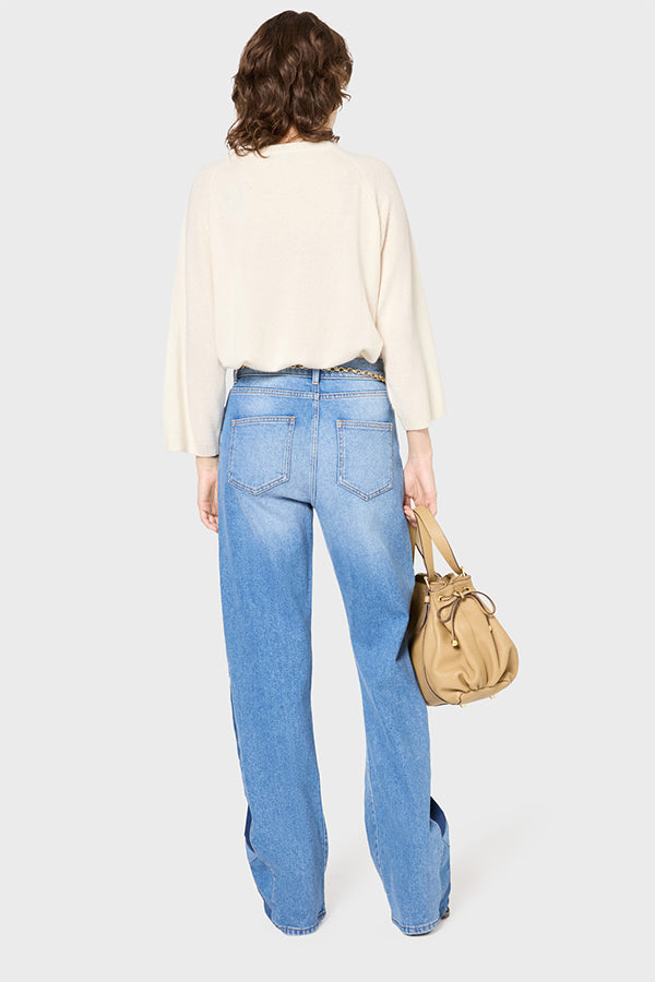 LENKA PATCHWORK BOOTCUT JEANS