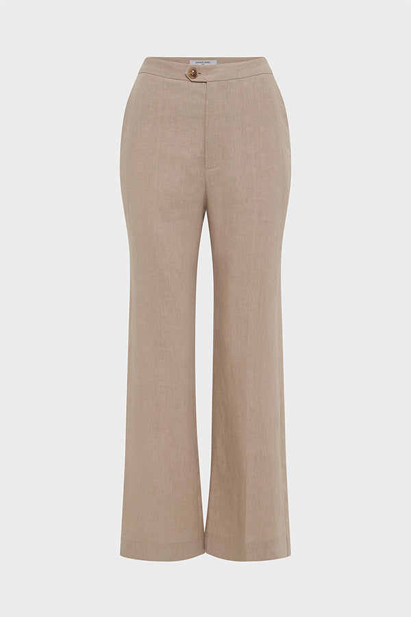 LYS LINEN STRAIGHT TROUSERS
