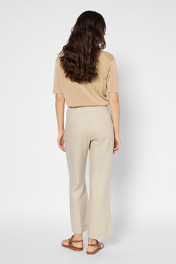 LYS LINEN STRAIGHT TROUSERS
