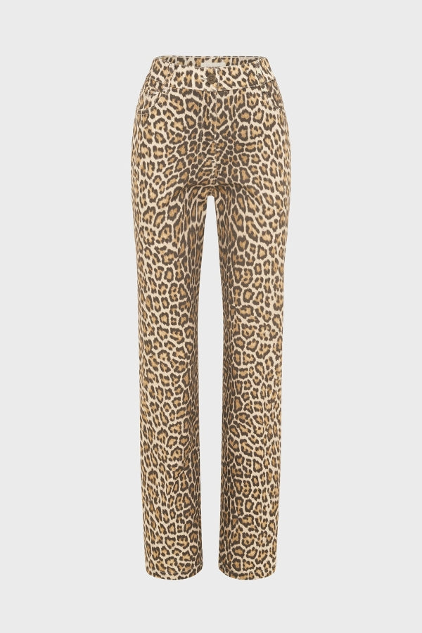 LORIANE ANIMAL PRINT JEANS