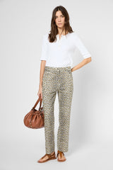 LORIANE ANIMAL PRINT JEANS