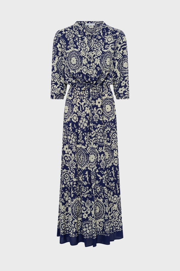 PHILIA INK PRINTED MAXI DRESS