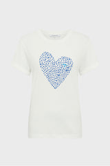 GLORIA HEART COTTON T-SHIRT