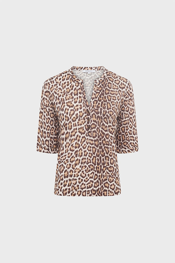 GRACE LEOPARD PRINT T-SHIRT