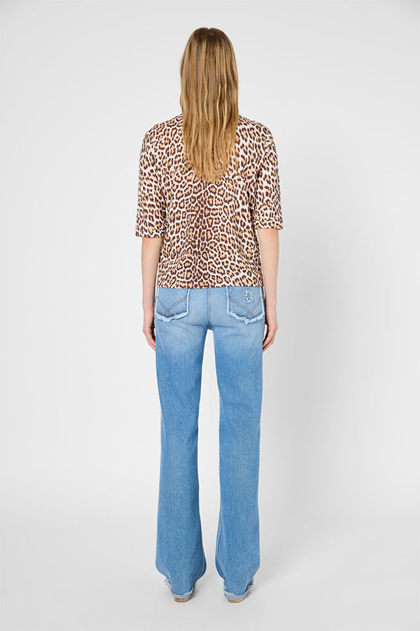 GRACE LEOPARD PRINT T-SHIRT