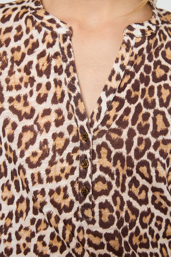 GRACE LEOPARD PRINT T-SHIRT