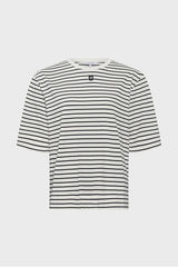 GHISLAINE LOOSE STRIPED COTTON T-SHIRT