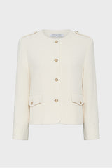 RONIE PLAIN TWEED JACKET