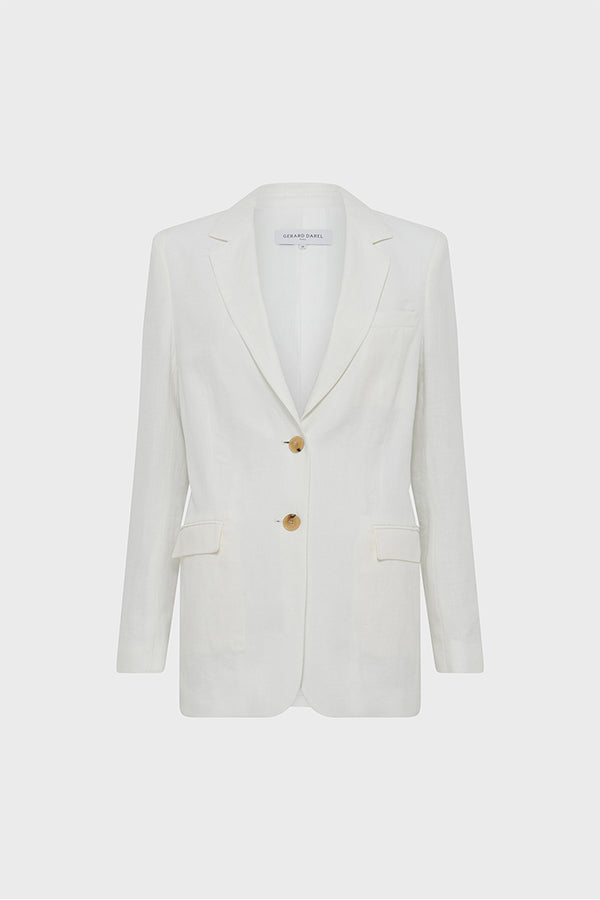 ROMANCIA LINEN BLAZER
