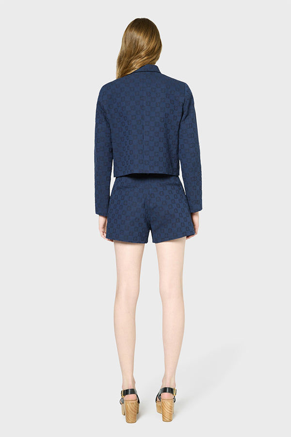 RAMATA MONOGRAM COTTON JACKET