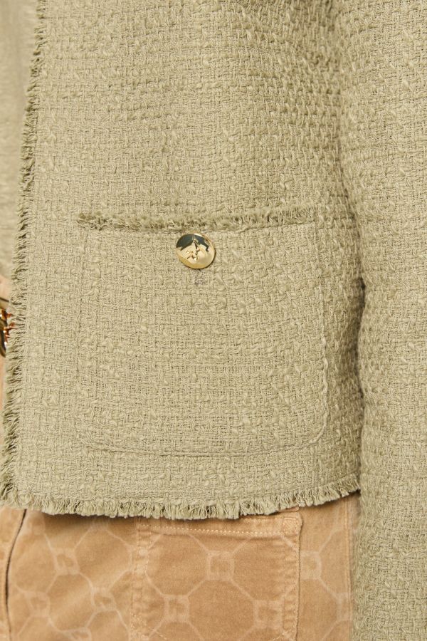 RODINA KHAKI TWEED JACKET