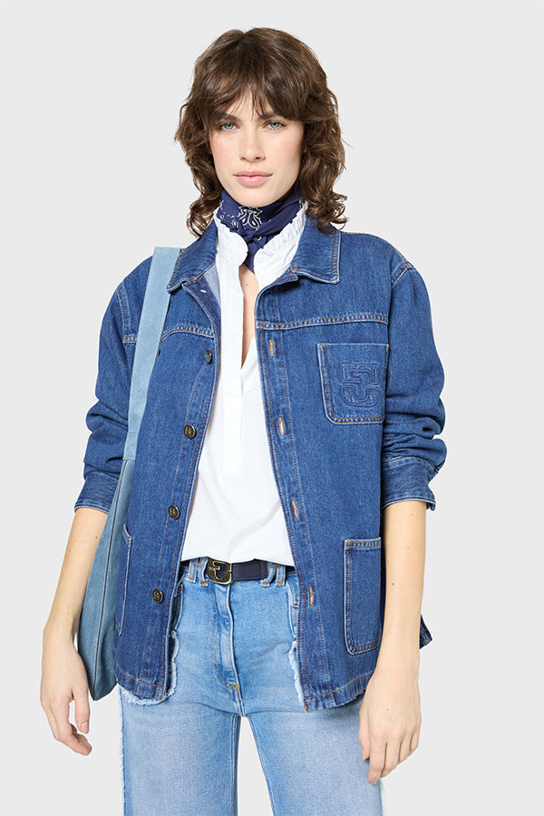 RITZA STRAIGHT CUT DENIM JACKET