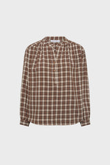 ALINE CHECKED BLOUSE