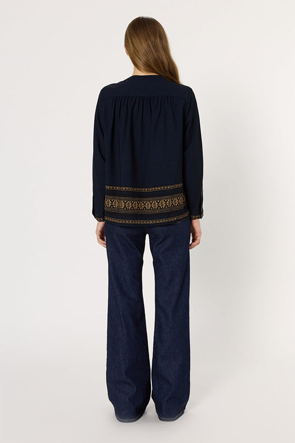 AURELIE PLAIN BLOUSE