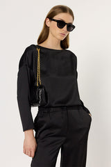 ANGELE FLUID SATIN TOP
