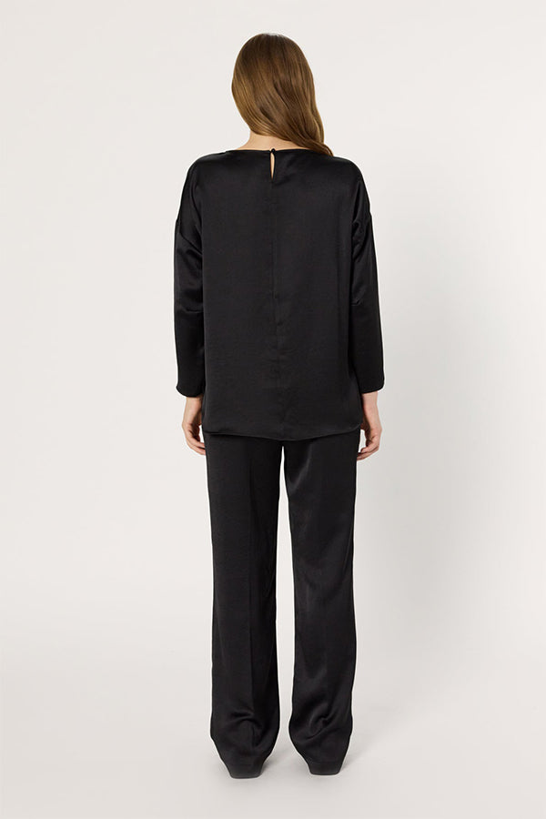 ANGELE FLUID SATIN TOP