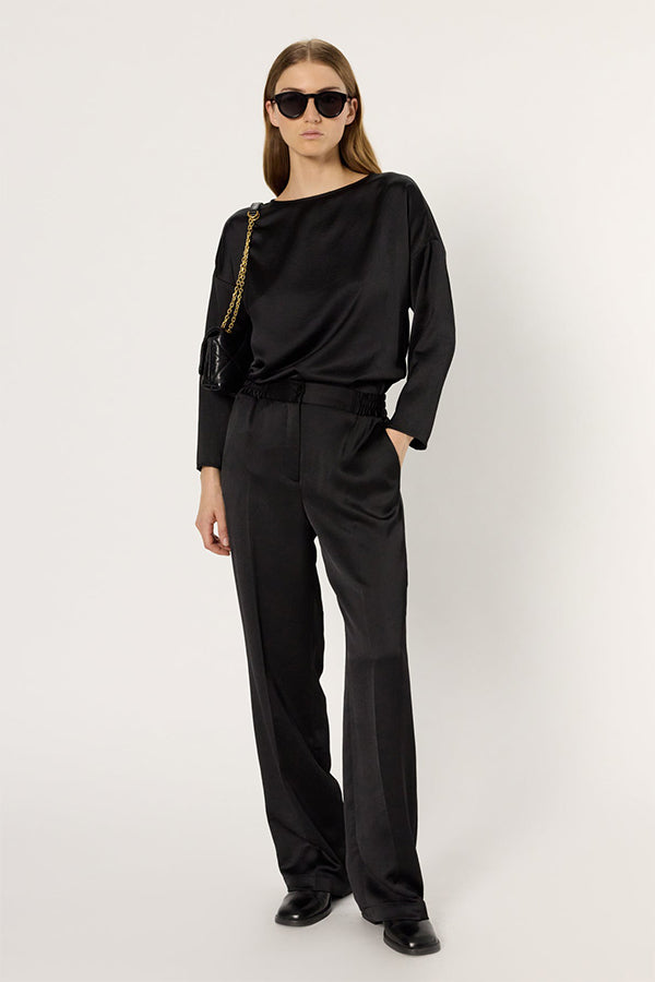 ANGELE FLUID SATIN TOP