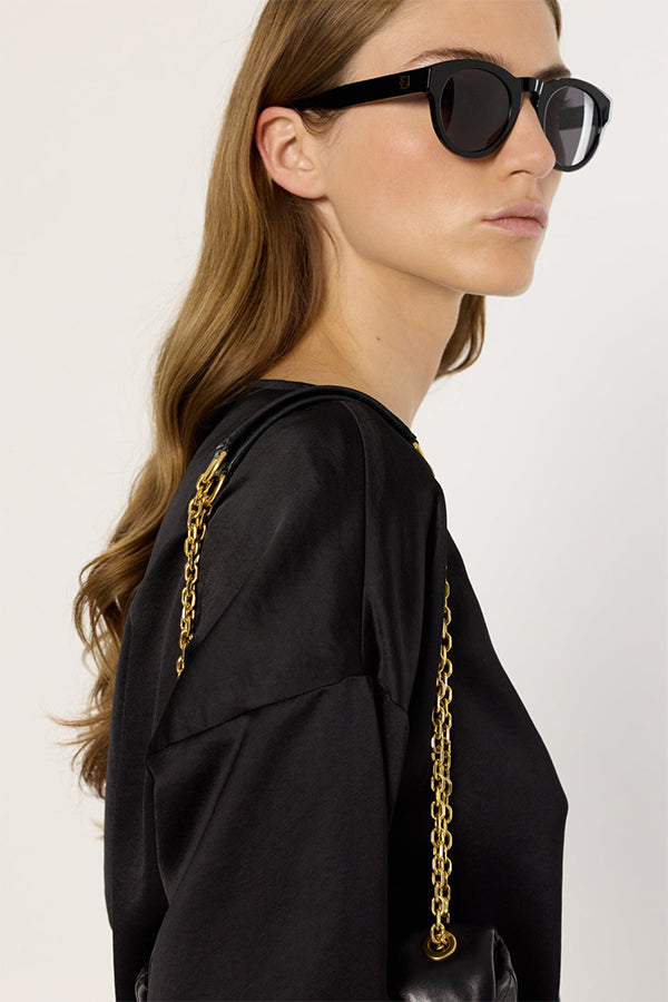 ANGELE FLUID SATIN TOP