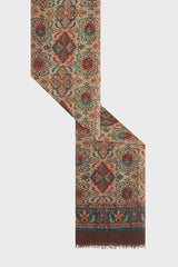 RUBY WOOL AND MODAL ETHNIC SCARF