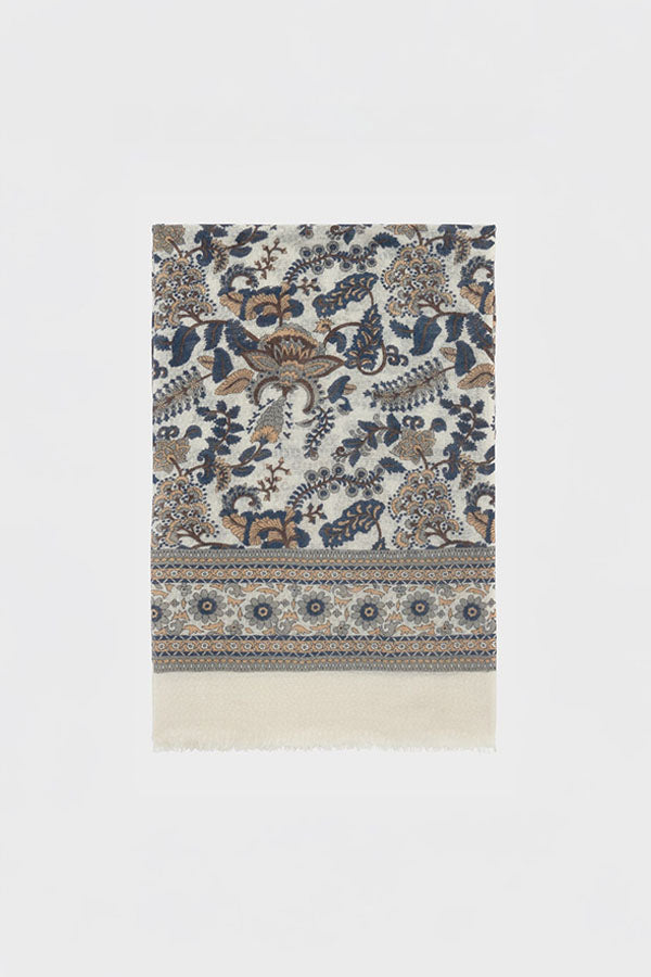 ROZANNE WOOL AND SILK INDIAN SCARF