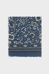 ROSALYN WOOL AND MODAL FLORAL SCARF