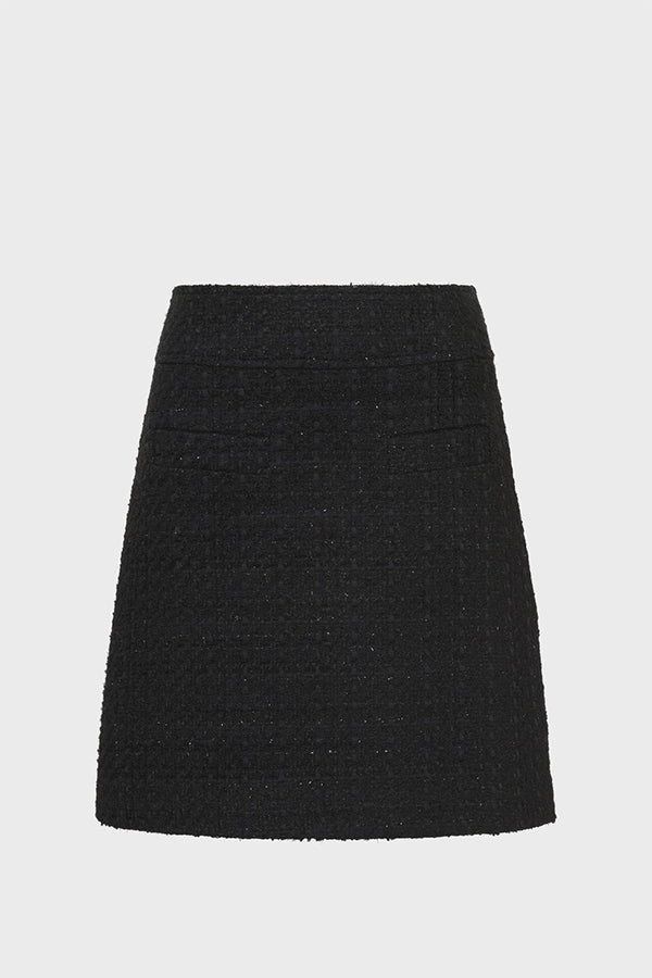 BARANICE LUREX TWEED MINI SKIRT