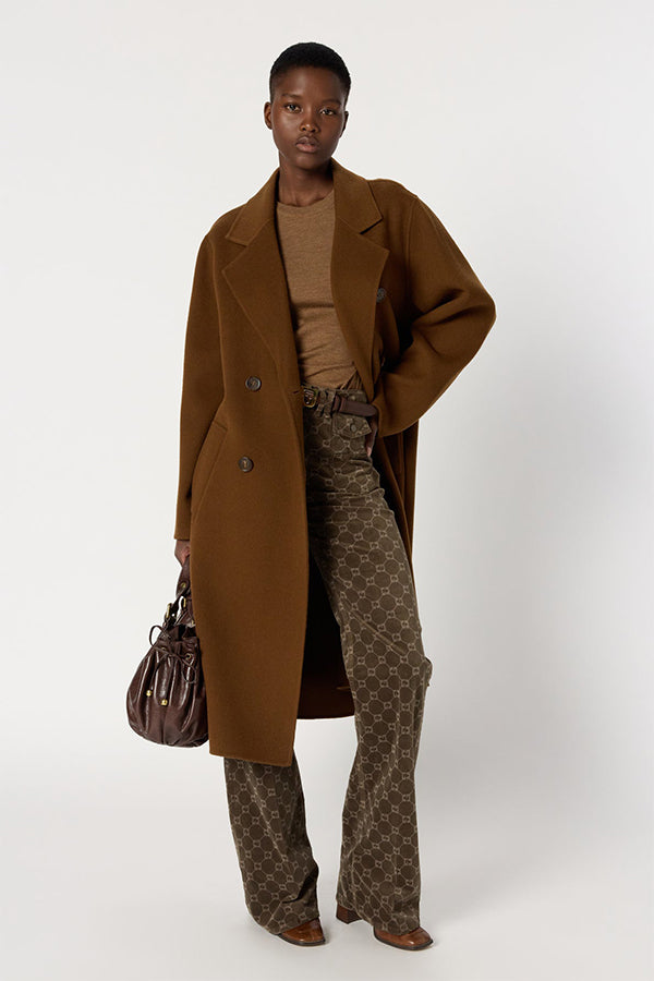 MILENA LONG DOUBLE-FACE WOOL COAT