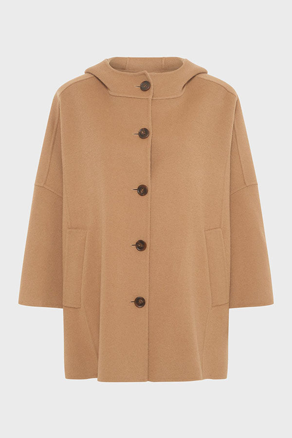 MARLA WOOL CAPE COAT