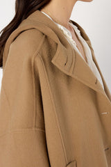 MARLA WOOL CAPE COAT