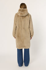 MAYLINE REVERSIBLE FAUX FUR PARKA