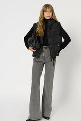 MAURA SLEEVELESS HOODED DOWN JACKET