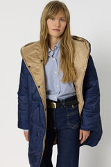 MATHILDE REVERSIBLE HOODED DOWN JACKET